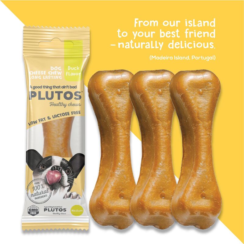 PLUTOS Friandises dentaires pour chiens - Fromage